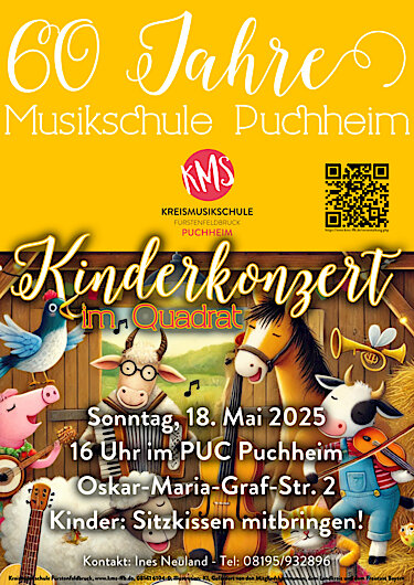 Einladungsplakat Kinderkonzert